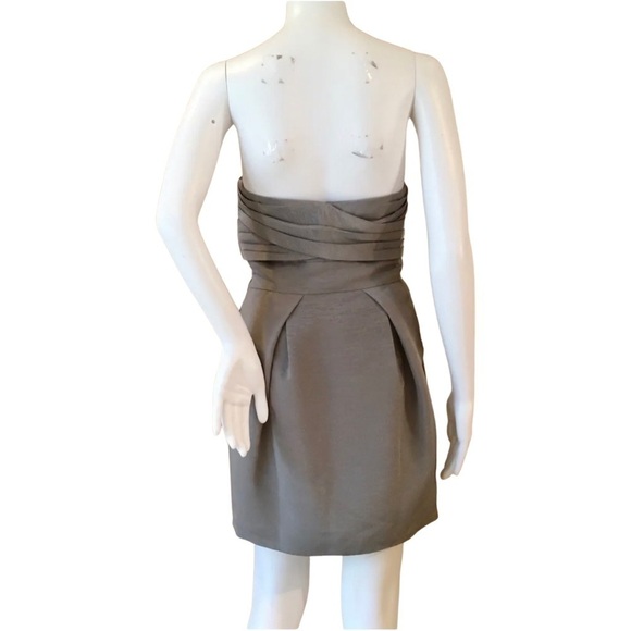NEW BCBGeneration strapless mini dress solid gray size 4 - Picture 2 of 6